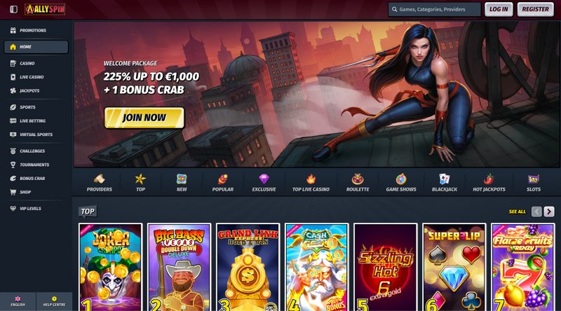Discover allyspin casino login
